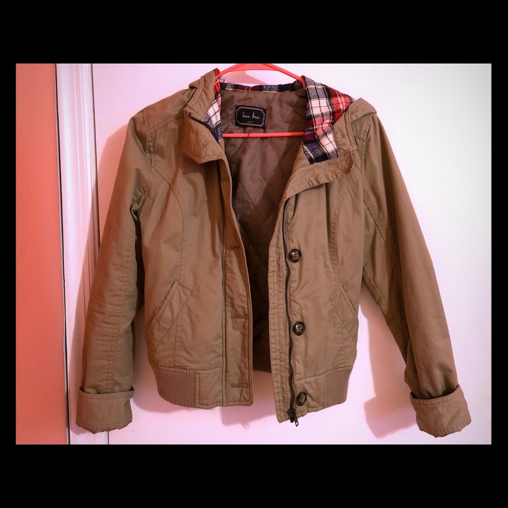 beige jacket